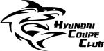 hyundai coupe club shark die cut decal