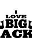 I Love Big Racks Hunting Decal