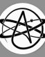 Im a freethinker atheist round sticker WHITE