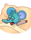itchy and scratchy funny cartoon sticker 12