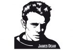 james dean wall decal