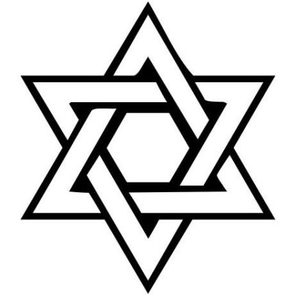 jewish star_of_david outline die cut decal