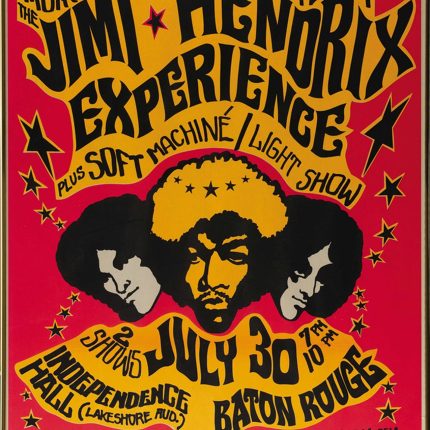 jimmy hendrix poster sticker