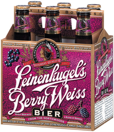 Leinenkugels Berry Weiss 6 Pack Decal