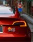 MARS EDITION ORANGE TESLA STICKER