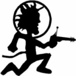 Hatchet Man Space Man Vinyl-cut-decal