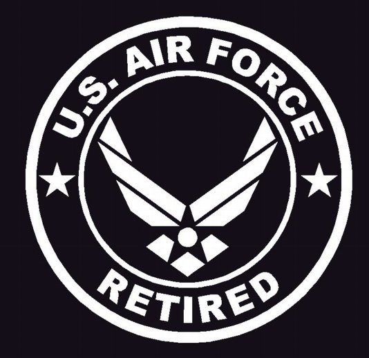 MILITARY VETERAN DIECUT air force - Pro Sport Stickers