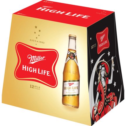 Miller High Life 12 Pack Sticker