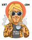 NIRVANA kurt cobain grunge is dead band sticker 05