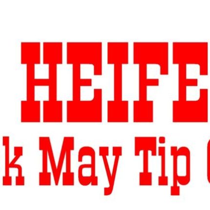 No Heifers Truck May Tip Over Decal