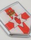 northern ireland shield 3D Crest Chrome Emblem