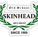 old school skinhead sticker