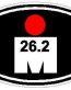Oval Running Decals Ironman 26.3 Sticker V