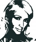 Paris Hilton Celeb 7 Decal Sticker