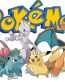 pokemon logo and characters sticker