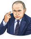 president vladimir putin political sticker 14