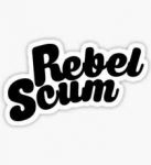 REBEL SCUM STICKER