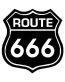 Route 666 Decal