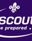 scouts be prepared logo purple and white decal