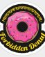 Simpson mmmm forbidden donut Sticker