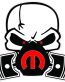 skull_mask_mopar_red_WHITE AND BLACK STICKER
