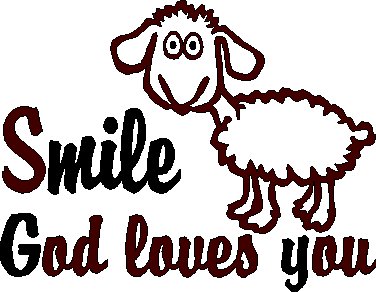 SMILE GOD Loves You Die Cut Vinyl Decal Sticker