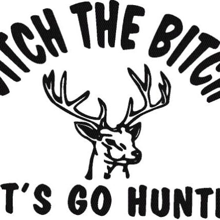 Lets Go Hunting Die Cut Decal