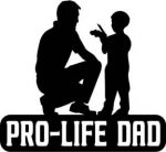 Pro Life Dad Decal