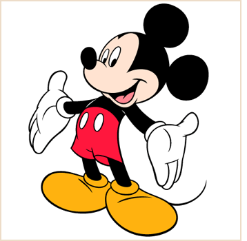 Mickey Mouse Cartoon Decal 03 - Pro Sport Stickers