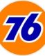 76 LOGO AUTOMOTIVE CAR STICKER