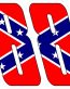 88_confederate_nascar sticker
