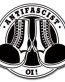 anti fascist round b&w OI STICKER