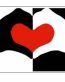 ANTI RACISM HANDS HEART BUMPER STICKER
