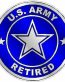 ARMY RETIRED blue