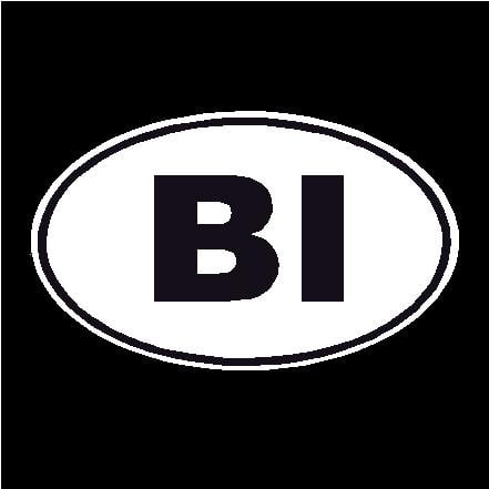 BI Oval Decal