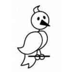 Bird Vinyl Decal 006