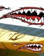 boating sticker mouth and eye LEFT