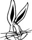 Bugs Bunny Looney Toon Sticker