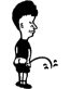 Butthead Peeon Decal