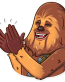 chewbacca wookiee star wars sticker 1