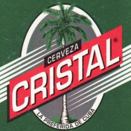 Cuba Cerveza Cristal Beer Label Sticker