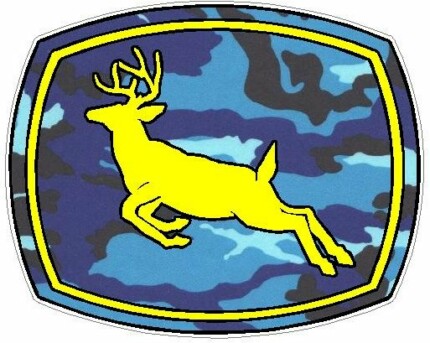 Deer Logo - BLUE CAMO