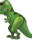 DINOSAUR Tyrannosaurus_Rex_Iphone_Emoji