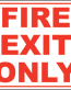 Exit Entrance Signs and Banners 32