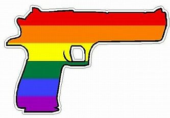 HAND GUN FILLS flag pride