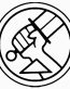 Hellboy Bureau For Paranormal Research And Defense Diecut Vinyl Decal