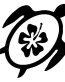 Hibiscus Turtle Sticker