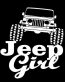 JEEP GIRL Vinyl Decal for Truck funny auto decal