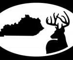 Kentucky Deer Hunting Oval Decal