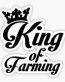 King of farming Sticker